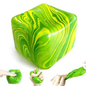 2.1“ Nice Ice Cube Squishy Fidget Toysfor Adults Kids, Sensory Fidget Toy for Anxiety Relief and Calm Focus, Square Shape Squishy Ball Toys for Classroom Prizes, Nice Cube Squishy for Party Favors. (Pack of 3)