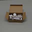 Mini Christmas Lights String Warm White Vintage Short Strand String Lights, Clear Bulbs Wire Fit Light up Christmas Decorations(10 Bulbs Connectable,5ft,White)