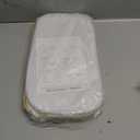 Slim Laundry Hamper with Lid by Fiona's magic, 63L Narrow Laundry Basket with Removable Bag, White Collapsible Dirty Clothes Basket, Thin Tall Storage Basket for Bathroom, Bedroom