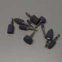 10 Pcs Various Shapes Grinding Stones - 1/4" Hex Shank Aluminum Oxide Mounted Sharpening Bits for Drill, Rotary Tool