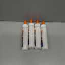 4 x Elmer's Washable No Run School Glue, 4 Ounces, White and Dries Clear