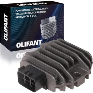 Voltage Regulator Rectifier For Yamaha Grizzly 125 350 450 600 660/Raptor 250 350 660 660R 700 700R/RHINO 450 660/Bear Tracker/Bruin/Big Bear/Wolverine/Kodiak Replace 5GT-81960-00-00 5BN-81960-00-00