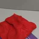 cyeollo Dog Christmas Sweaters for Small Dogs Boy, Pullover Turtleneck for Dogs Female, Knitted Doggy Fall Winter Warm Cold Weather Dog Clothes Apparel with Sleeves, Red L