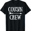 Cousin Crew Squad Family Matching Group Adults Kids Toddlers T-Shirt,M