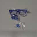 Toddler/Kids/Teens Glasses - Unbreakable TR90 Frame, 180° Flexible, Lightweight & Safe Glasses for Kids Age 2-15 (Blue)