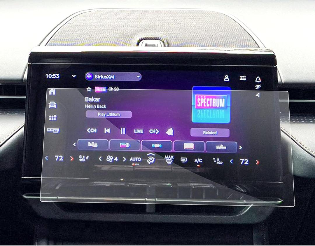 SXCY for 2025 Lincoln Nautilus Screen Protector 11.1 Inch 2024 2025 2026 Nautilus Accessories 2025 Nautilus Navigation Infotainment Screen Protector[2PCS Nano]