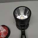 Kmivo Rechargeable Spotlight, 99,000 Lumens Super Bright Handheld Led Flashlight, Outdoor Spot Light with Cob Light and Solar Panelsfor Boating Camping