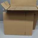 CRUGLA 40 Packs 12x9x4 Shipping Boxes for Small Business, Corrugated Cardboard Boxes Bulk for Shipping Packing Mailing (Brown)