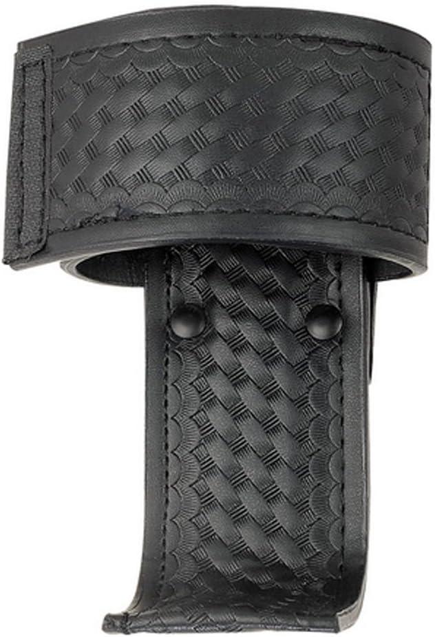 Basketweave Universal Fit Radio Pouch L-style Radio Holster, Universal Radio Carrier Black