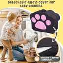 whiffee Portable Toddler Floor Bed,Foldable Toddler Travel Bed with Washable Cover for Kids,Soft and Safe