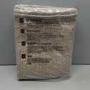 Uphome Kitchen Runner Rug, 2'6x10 Washable Boho Rug Runners for Hallways Non Slip, Low Pile Woven Cotton Modern Carpet Runners, Stain Resistant Bedroom Runner Rug for Hallway Entryway Entrance, Tan