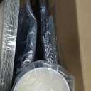 Juvale 144 Piece Black Party Supplies - Serves 24 Disposable Black Paper Plates, Napkins, Cups, and Cutlery, Ideal Party Table Decorations for Birthdays, Halloween Parties & Graduation