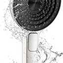 Handheld Shower Head with High-Pressure Built-In Power Jet Luxury Modern 3-Spray Bathroom Powerful Shower Heads