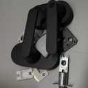 Aqara Smart Lock U300, Fingerprint Keyless Entry Door Lock with Handle, Matter Over Thread with Apple Home Keys, Touchscreen Keypad, Smart Lever Lock Supports Apple Home, Alexa, Google, IFTTT, Black