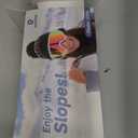 EXP VISION Ski Goggles for Men Women, OTG Snowboard Goggles with 100% UV Protection Anti Fog Lens Snow Goggles (Pink)