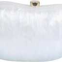 Evening Clutch Purse for Women Formal Party Purse Unique Shell Handbag Cocktail Wedding Clutch Crossbody Bag