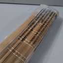 LazBlinds 100% Blackout No Drill Bamboo Roman Shades, Cordless Bamboo Blinds for Indoor Windows, Room Darkening Shades for Home & Patio, Thermal Insulated, Brown206, 33" W x 48" H