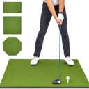 GoSports Elite Golf Hitting Mats for Indoor/Outdoor Practice  Choose Size  Turf Driving Range Mats for Golf Simulators and Practice
