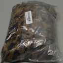 XeGe 20x54 Fluffy Leopard Print Body Pillow Cover, Cheetah Print Plush Fuzzy Faux Fur Body Pillowcase with Zipper, Farmhouse Shaggy Furry Long Pillow Cover for Pregnant Women Side Sleeper, Brown