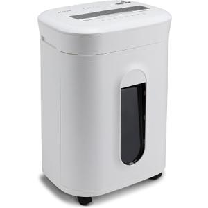 Aurora Professional Grade 10-Sheet High Security Micro-Cut Paper and Credit Card Shredder/ 60 Minutes/Security Level P-5, White