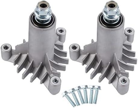 Replacement Spindle Assembly Pack of 2 - Compatible with Husqvarna Tractor Mowers, AYP, Bernard, Loisirs, Craftsman, McCulloch - 36", 38" and 42" Deck - Replaces 532130794, 130794, 128285, 285-456