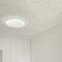 Alow Ceiling Tiles, 16pcs Tiles Peel and Stick, 3D Foam Ceiling Sticker for Interior Decor in Wall,(13.8 x 13.8In Covering 21 sq.ft White) (Lucky)