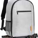 TARION Camera Backpack Bag for Photographers: DSLR Camera Bag with Laptop Compartment Waterproof Raincover Travel Photo Backpack Bag Case Gray TB-M