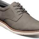 Nunn Bush Men's, Chase Plain Toe Oxford (9.5 Wide, Grey)