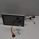 10.1 inch Single Din Car Stereo with CarPlay and Android Auto, 10 inch Touch Screen Radio with Mirror Link/1080P/EQ Audio/SWC/Bluetooth +Backup Camera+MIC