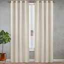 Sunblk Total Blackout Grommet Panel 1 Panel 52x63 In Beige
