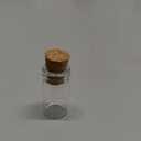 Small Glass Bottle with Cork Lid