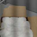 Kevin Textile Soft Plush 12x20 Inch Lumbar Pillow Cover 1 Pack, Luxury Fluffy Faux Fur Striped Flannel Rectangle Cushion Case for Couch Sofa Chair Bed Home Decor, Cream White