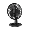 Holmes 6” Personal Table Fan – 2 Speeds, Compact, 15° Head Tilt, Wide-Angle Oscillation, Black