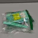 Snack Bag for Travel - Clear Chenille Varsity Letter Flat Pouch with Zipper, 12.28.46 inch Waterproof Clear Nylon Preppy Patch Makeup Cosmetic tote Bags for Women Girls