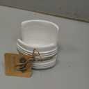 Mud Pie Give Me A Squeeze Sponge Caddy, 3" x 3", White