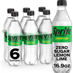 Sprite Zero Sugar Lemon-Lime Soda Bottle (Pack of 6), BB Date SEP 21/2026