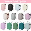 Taygeer Travel Backpack for Women, Carry On Backpack with Water Bottle Pocket & Shoe Pouch, TSA 15.6inch Laptop Mochila Flight Approved, Nurse Bag Casual Daypack for Weekender Business Hiking, Pink, Large