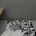 Casual Two Piece Sets for Women Elegant Off The Shoulder Tube Top Long Straight Pants Vacation Outfits Beach (XX-Large, Black/White)