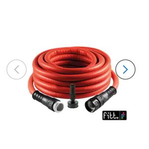 FITT FLOW 1/2-in x 50-ft Medium -Duty Kink Free Thermoplastic elastomer Red Hose