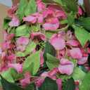 Lvydec Wisteria Artificial Flowers Garland, 4 Pcs Total 28.8ft Artificial Wisteria Vine Silk Hanging Flower for Home Garden Outdoor Ceremony Wedding Arch Floral Decor (Pink)