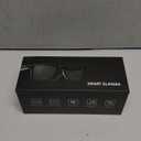 AI Smart Glasses, 8MP Camera Glasses with Music & Calls, Bluetooth, AI Translator 144 Languages & Accents, Voice Assistant, Clear Sound with Smart Touch Control (Black)