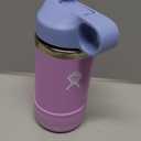 Hydro Flask Kids Water Bottle for School - Stainless Steel and Insulated with Straw Cap - 12 Oz in Anemone Purple