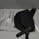 Spacious Nylon Crossbody Bag Bum Bag Handbags Wallets Purses Trendy Shoulder Bag for Women (Black)