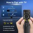 BN59-01432A TM2360E Rechargeable Voice Remote for Samsung Smart TVs, Replacement for All 20212025 Samsung TV Remote Control with Solar Charging and Voice Search