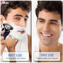 SH90 Compatible with Philips Norelco Series 9000(S9xxx) 8000(S8xxx) Electric Razor Shaver for Men, Shaver Head for Norelco 9000 Replacement Heads, Cuts 30% Closer in Less Strokes