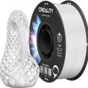 Creality ABS Filament 1.75mm, 3D Printing Filament, Excellent Resistance, Odorless Non-Toxic, Stability, Tough, 1kg(2.2lbs) ABS Filament 1.75 for 3D Printer (White)