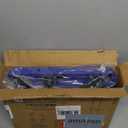 Voipvvii Folding Hand Truck 500lbs, Portable Heavy Duty Dolly Cart, 6 Wheels Collapsible Luggage Cart with 2 Elastic Ropes - Compact Trolley Cart for Easy Moving - Ideal Hand Cart for Travel and More (17, Blue)