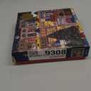 Galison Winter Lights Foil Puzzle, 500 Pieces, 20 x 20  Holiday Jigsaw Puzzle Featuring a Festive City Scene by Joy Laforme  Thick, Sturdy Pieces, Challenging Family Activity, Great Gift Idea