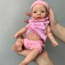 OtardDolls 11 Inch Silicone Baby Doll Full Body  Girl, Realistic, Soft Handmade Real Babies with Accessories