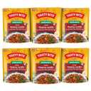 Tasty Bite Organic 3 Bean Madras Lentils, 10 Ounce, Pack of 6, Simmered With Tomato & Spices, Ready to Eat, Microwavable (EXP 12/31/26)